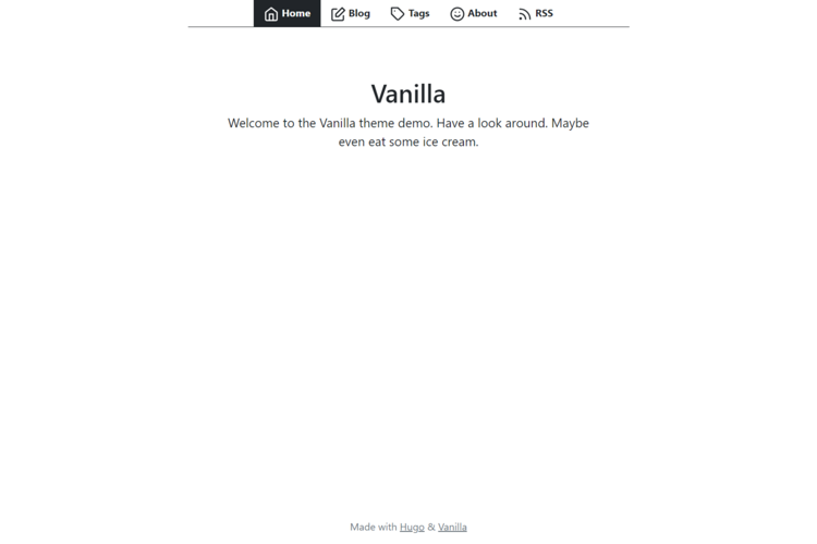 Vanilla Bootstrap